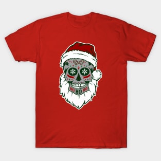 Santa Sugar Skull T-Shirt